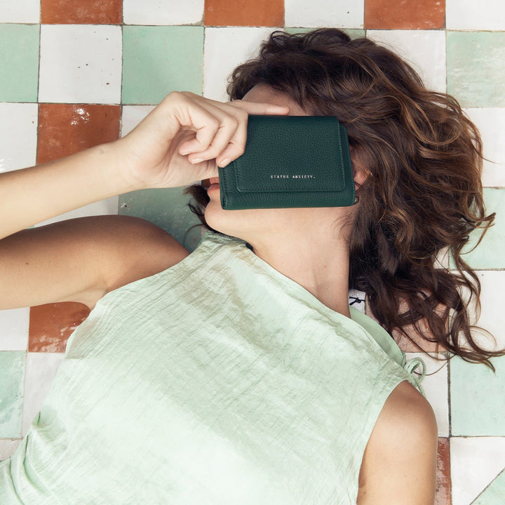 Visions Wallet - Teal wallet Status Anxiety