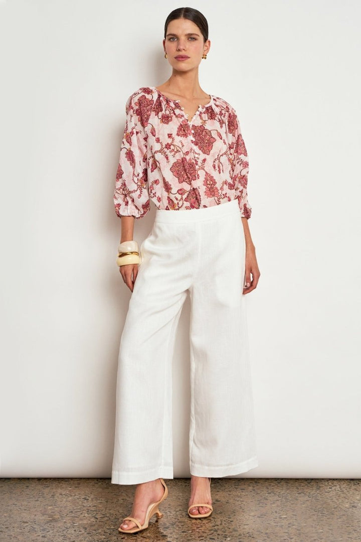 vow top - rose paisley Zoe Kratzmann