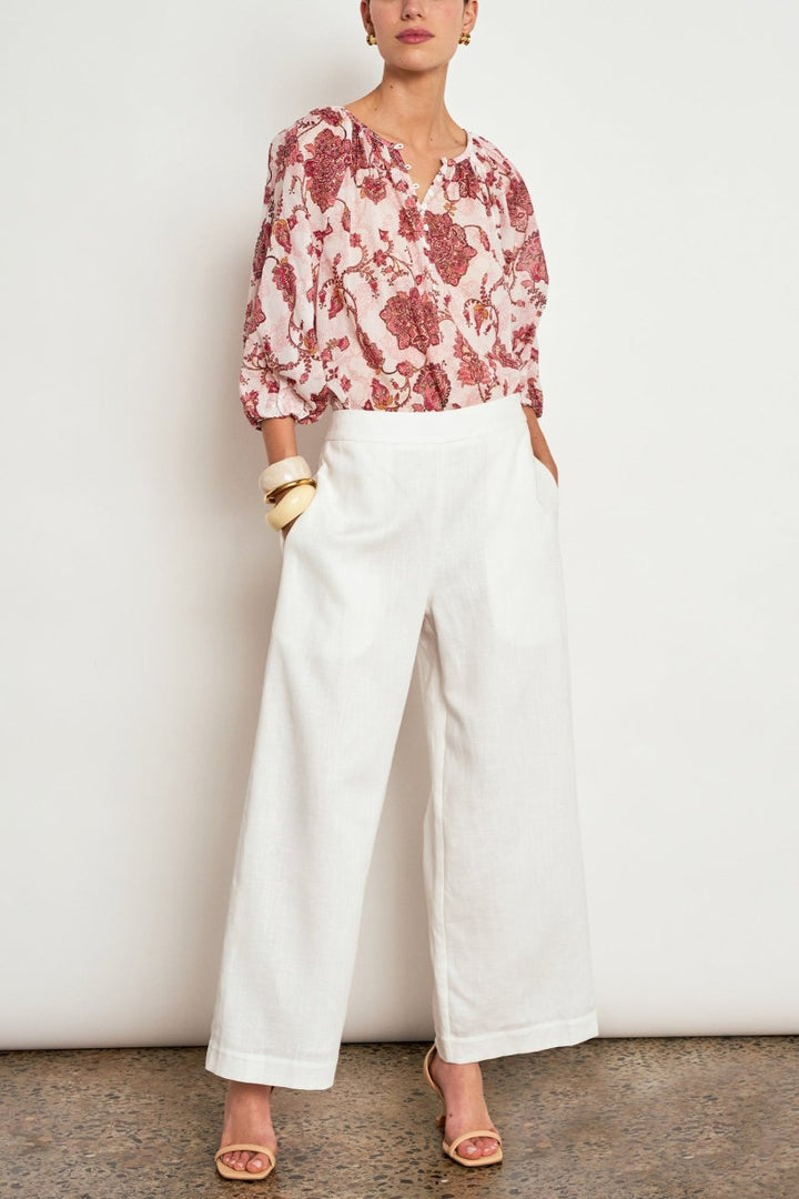 vow top - rose paisley Zoe Kratzmann
