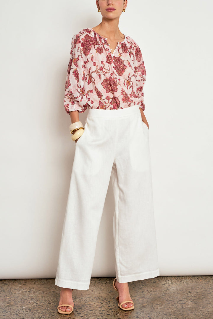 vow top - rose paisley Zoe Kratzmann