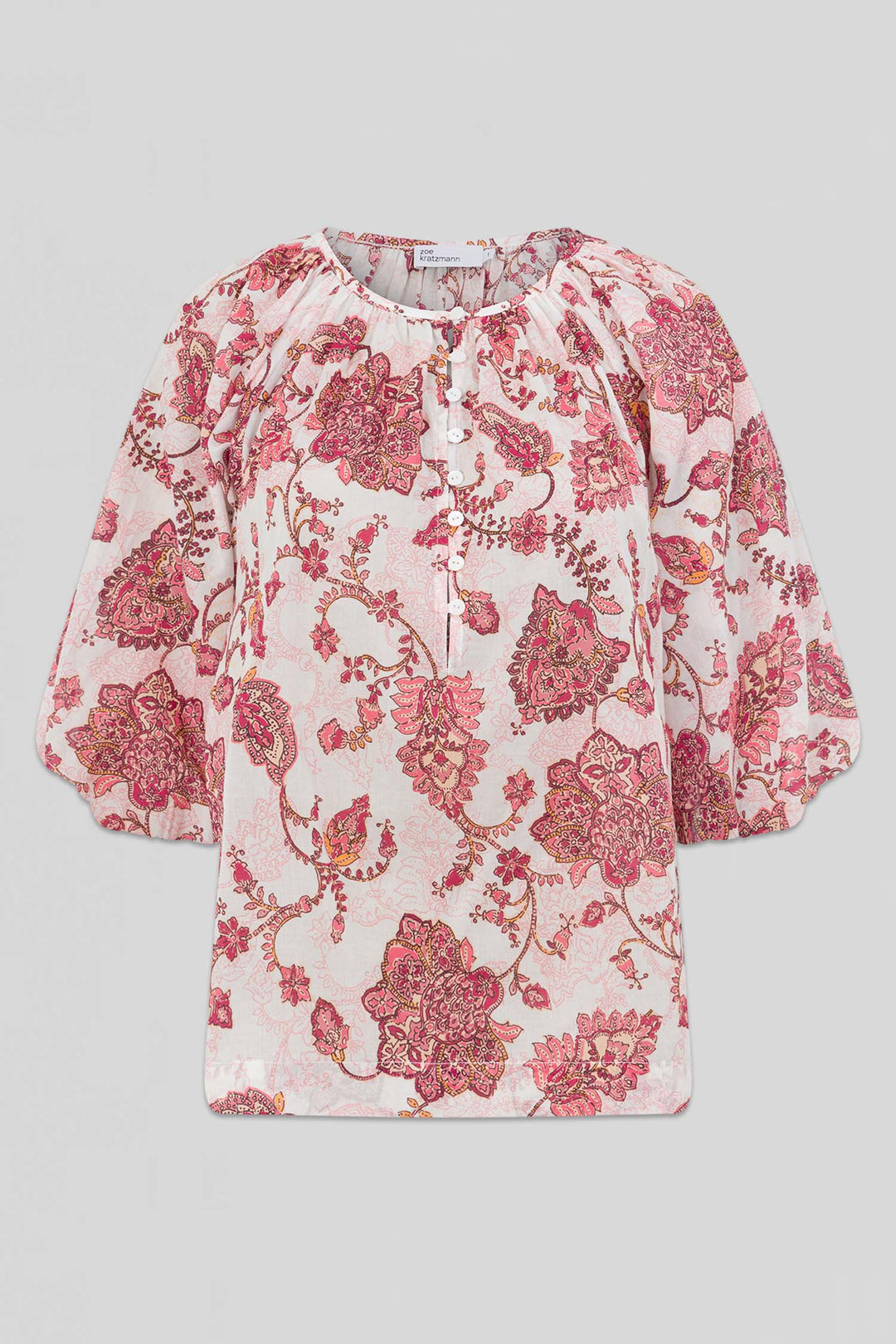 vow top - rose paisley Zoe Kratzmann
