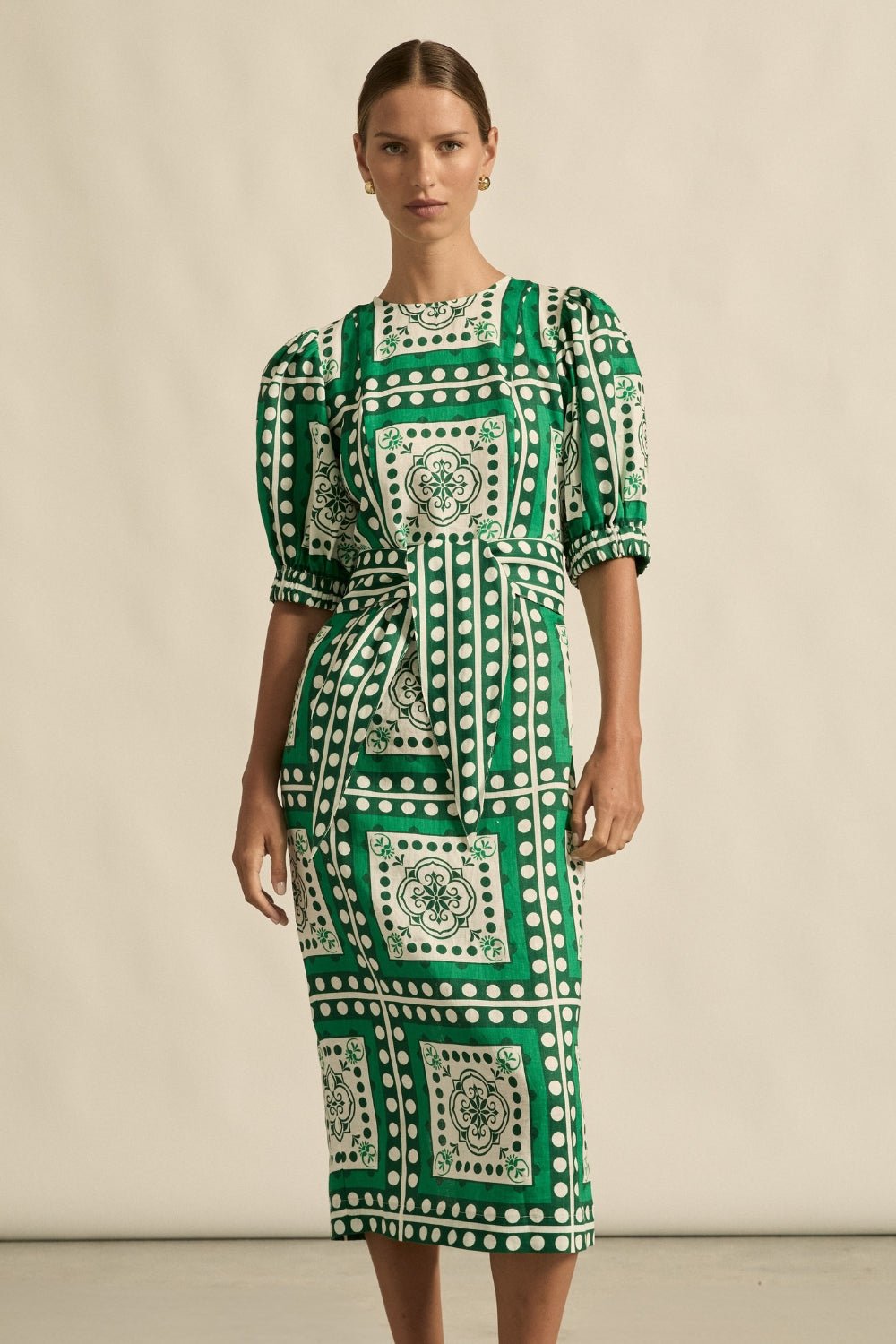 wander dress - parrot scarf Dress Zoe Kratzmann