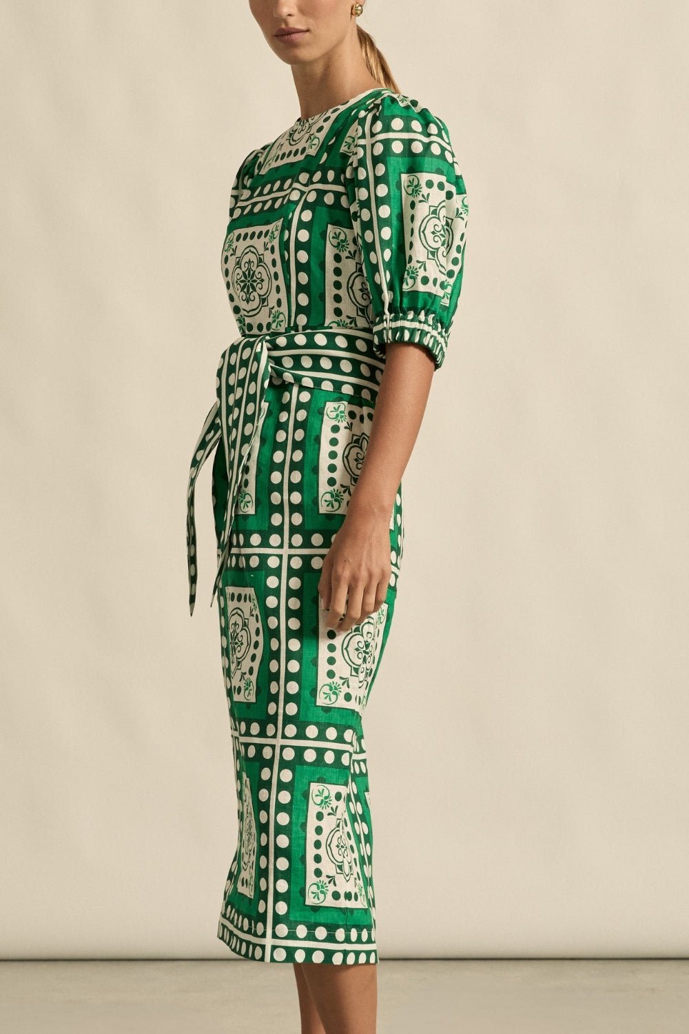 wander dress - parrot scarf Dress Zoe Kratzmann