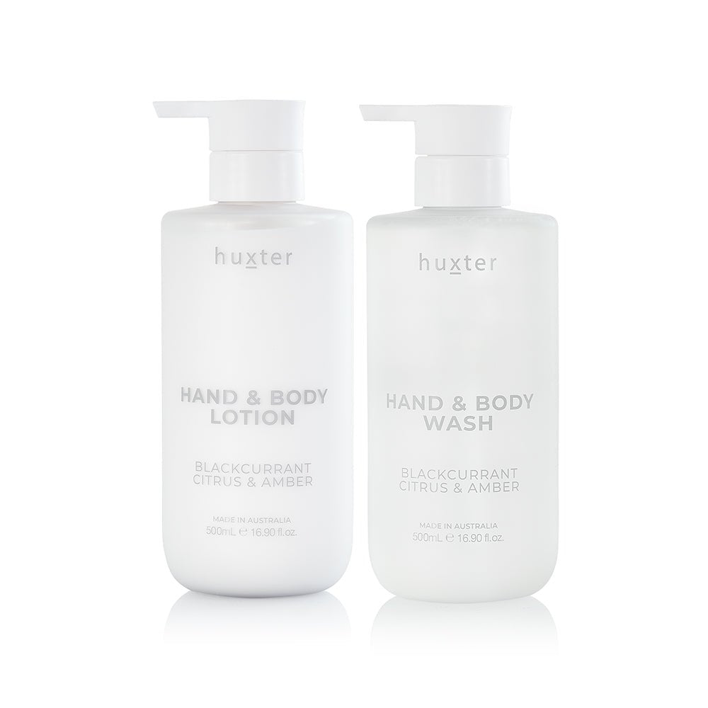Wash and Lotion Gift Set 500ml - Limited Edition - Blackcurrant, Citrus & Amber - Stanleyandstone