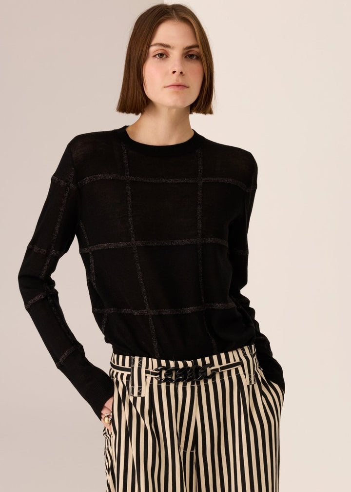 Westin Lurex Check Knit knit POL
