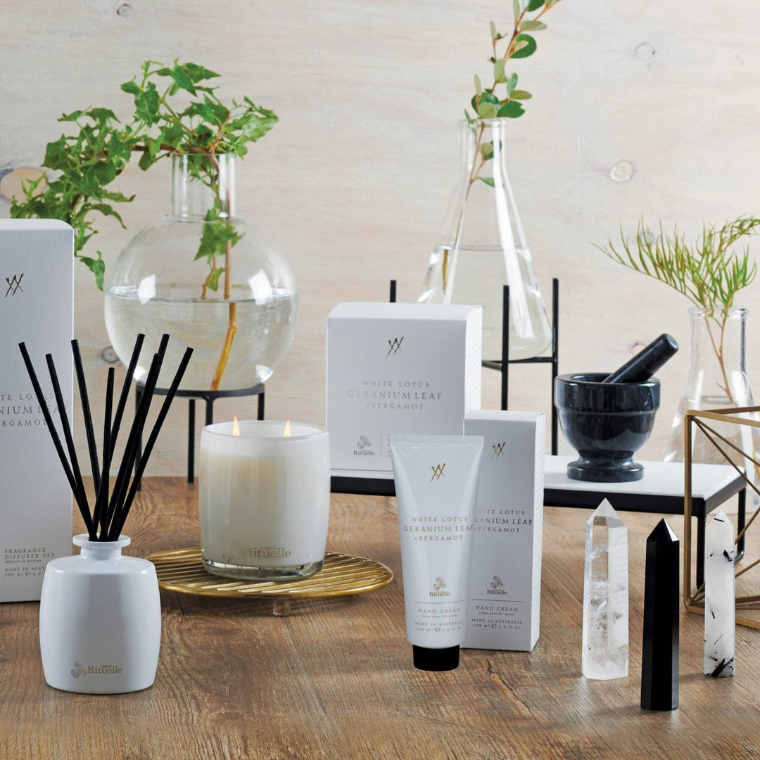 White Lotus, Geranium Leaf &amp; Bergamot Hand Cream | 100ml Hand Cream Urban Rituelle