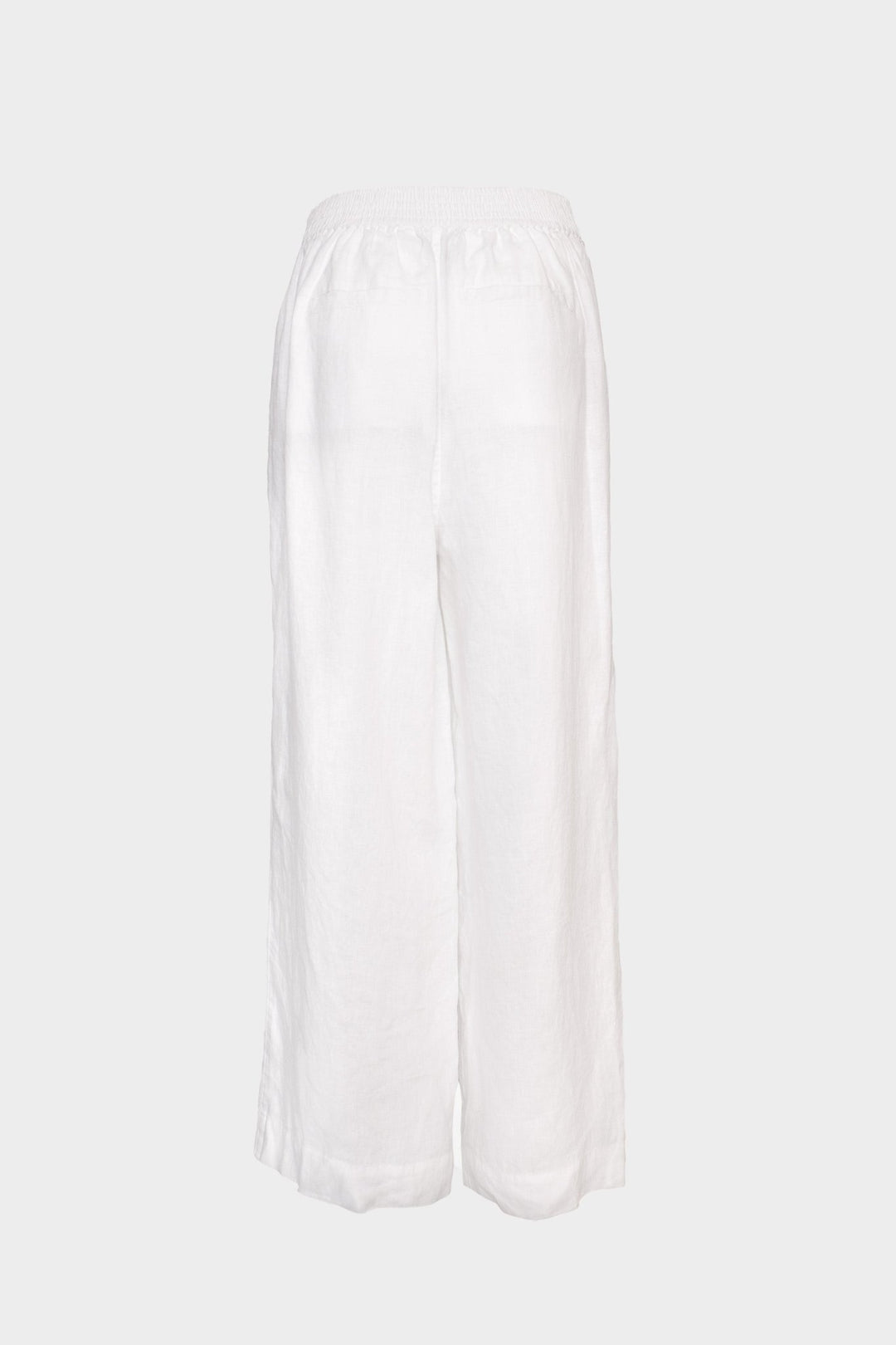White Marcus Linen Pant - Stanleyandstone