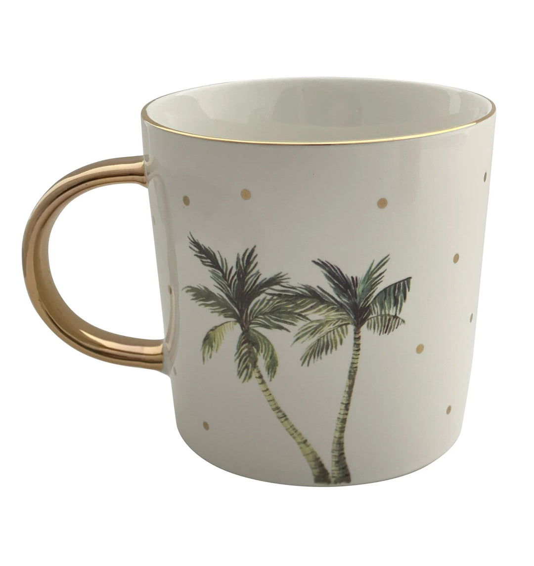 White Palm Tree mug General Carla Dinnage
