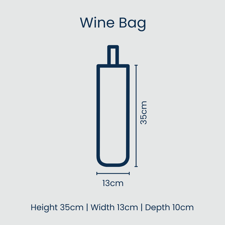 Wine Bag – Blue Stripe Project Ten Pty Ltd