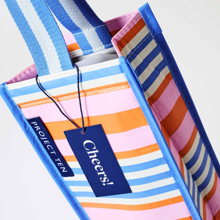 Wine Bag – Capri Stripe - Stanleyandstone