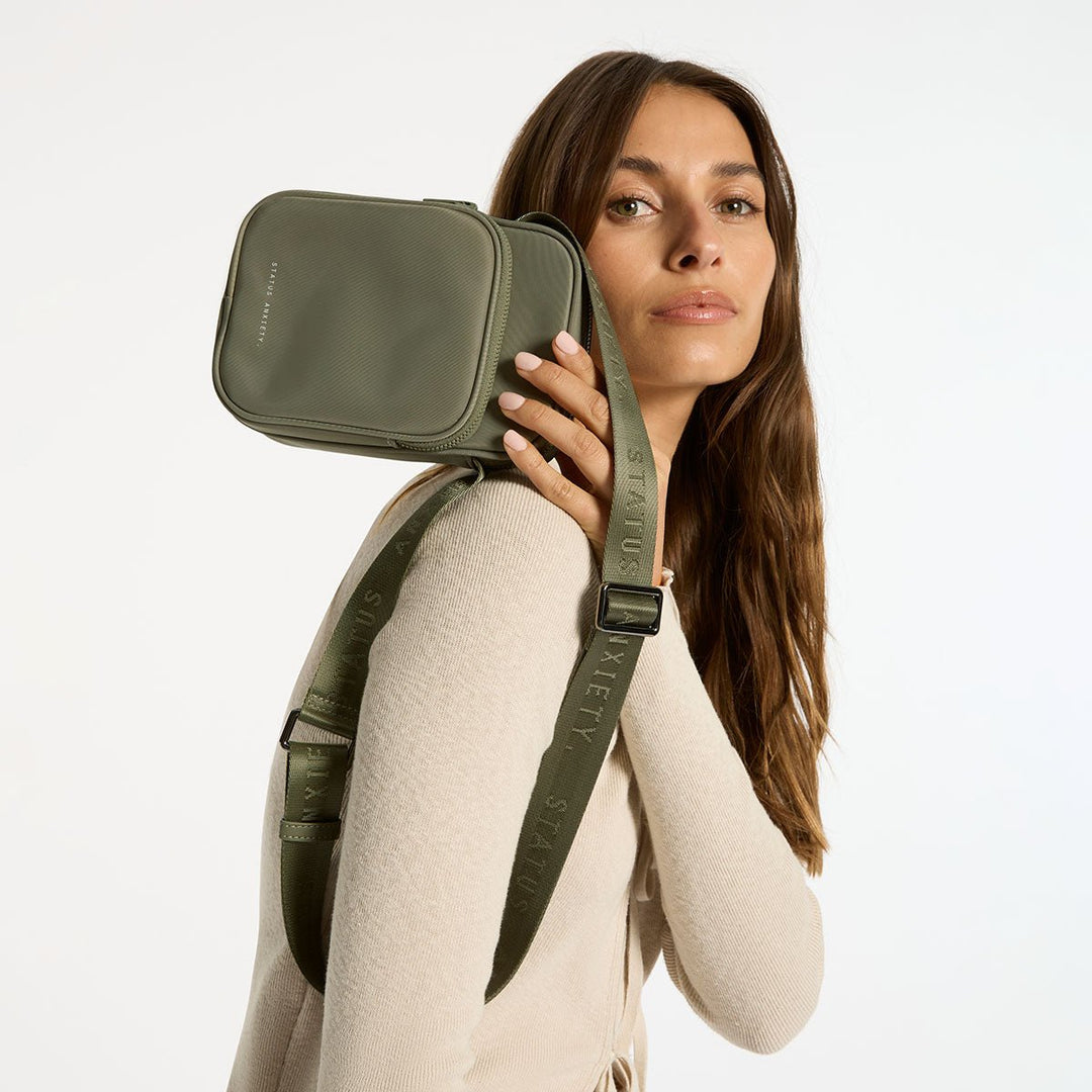 Winnie Recycled Bag - Olive Bag Status Anxiety