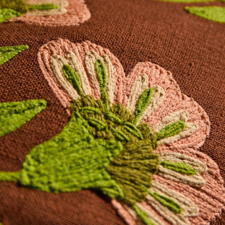 Winona Embroidered Cushion - Stanleyandstone