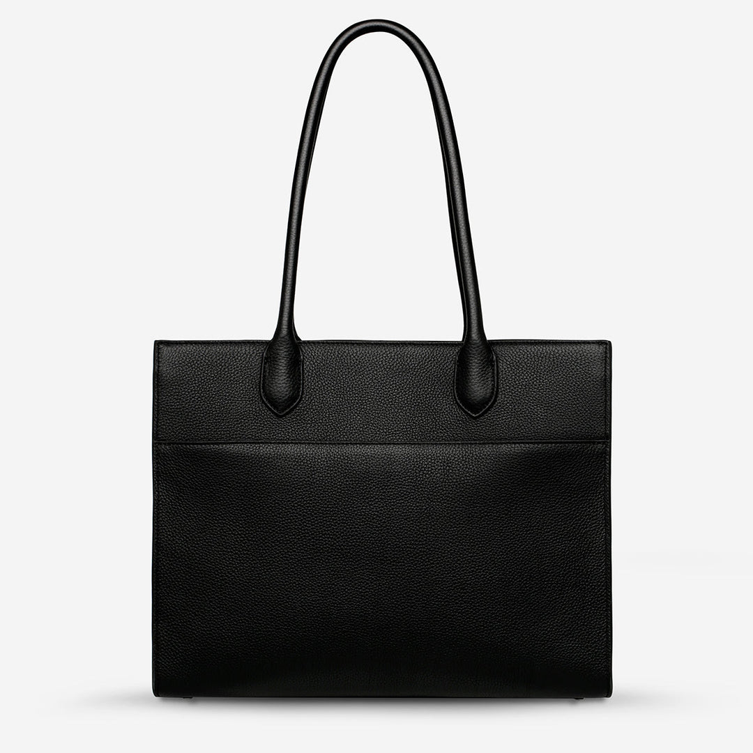 Without Warning Bag - Black Tote Bag Status Anxiety