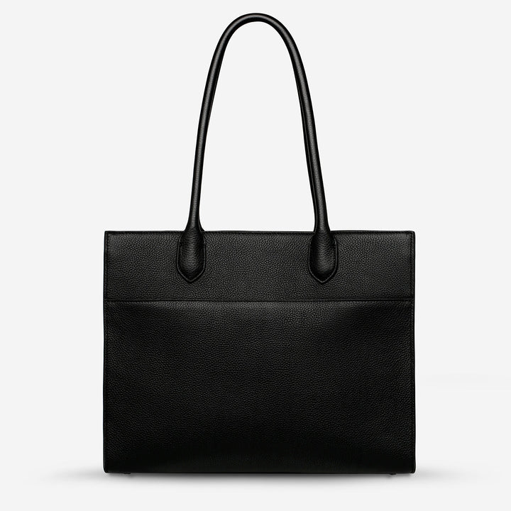 Without Warning Bag - Black Tote Bag Status Anxiety