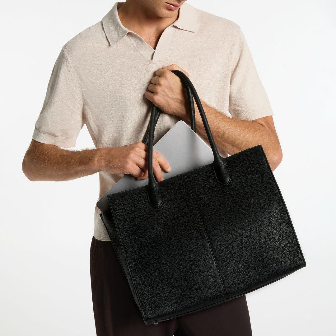 Without Warning Bag - Black Tote Bag Status Anxiety