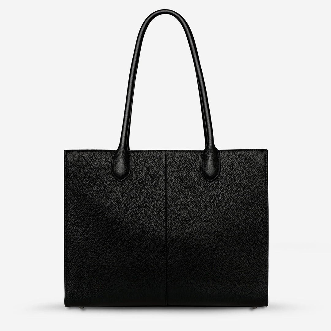 Without Warning Bag - Black Tote Bag Status Anxiety