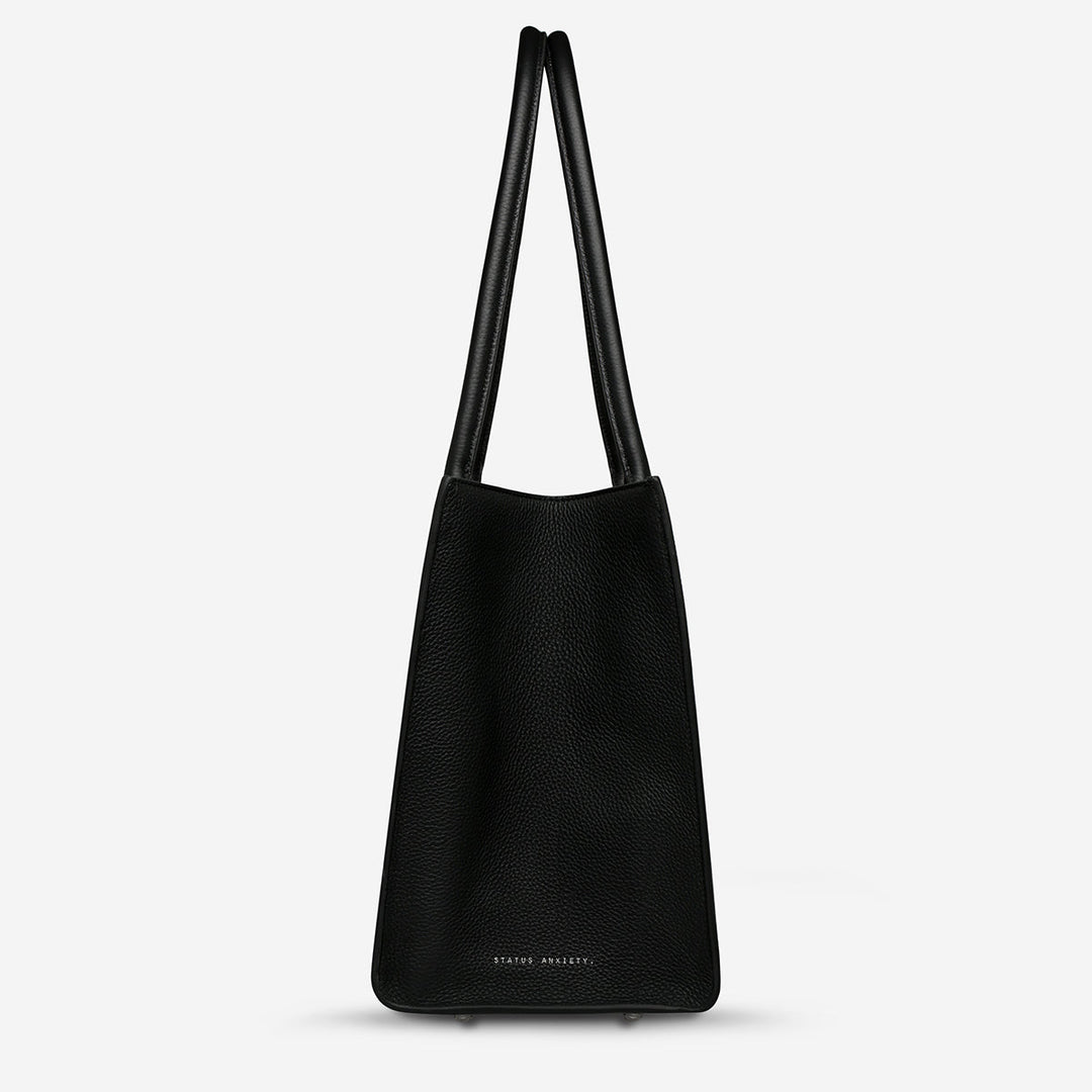 Without Warning Bag - Black Tote Bag Status Anxiety