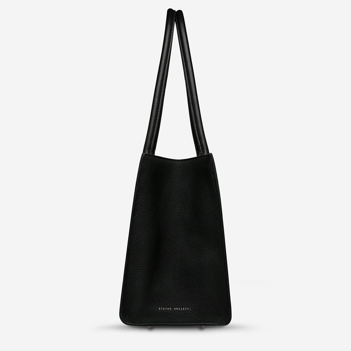 Without Warning Bag - Black Tote Bag Status Anxiety