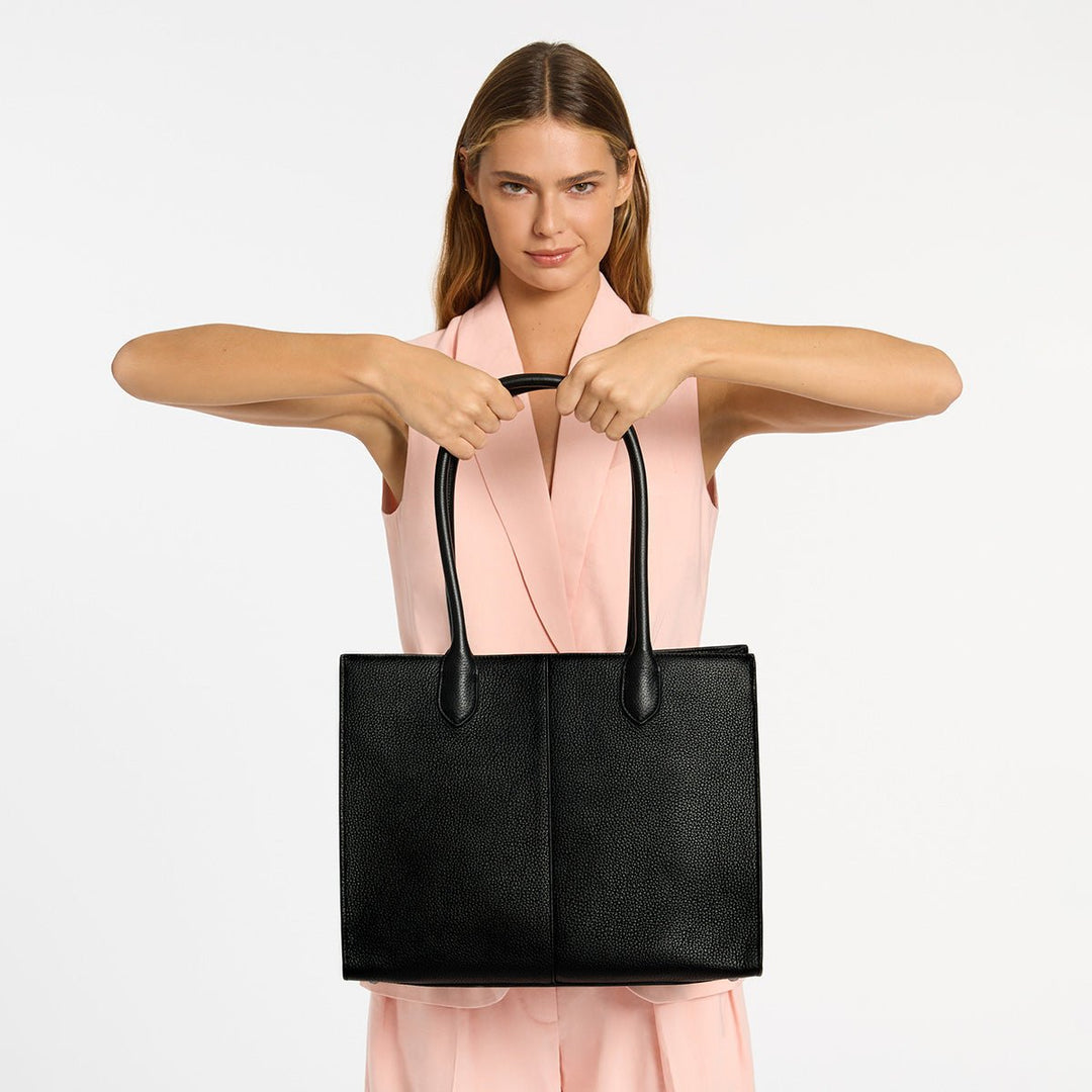 Without Warning Bag - Black Tote Bag Status Anxiety