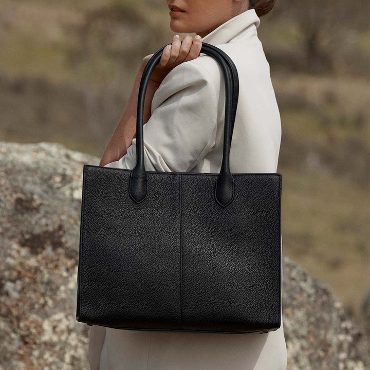 Without Warning Bag - Black Tote Bag Status Anxiety