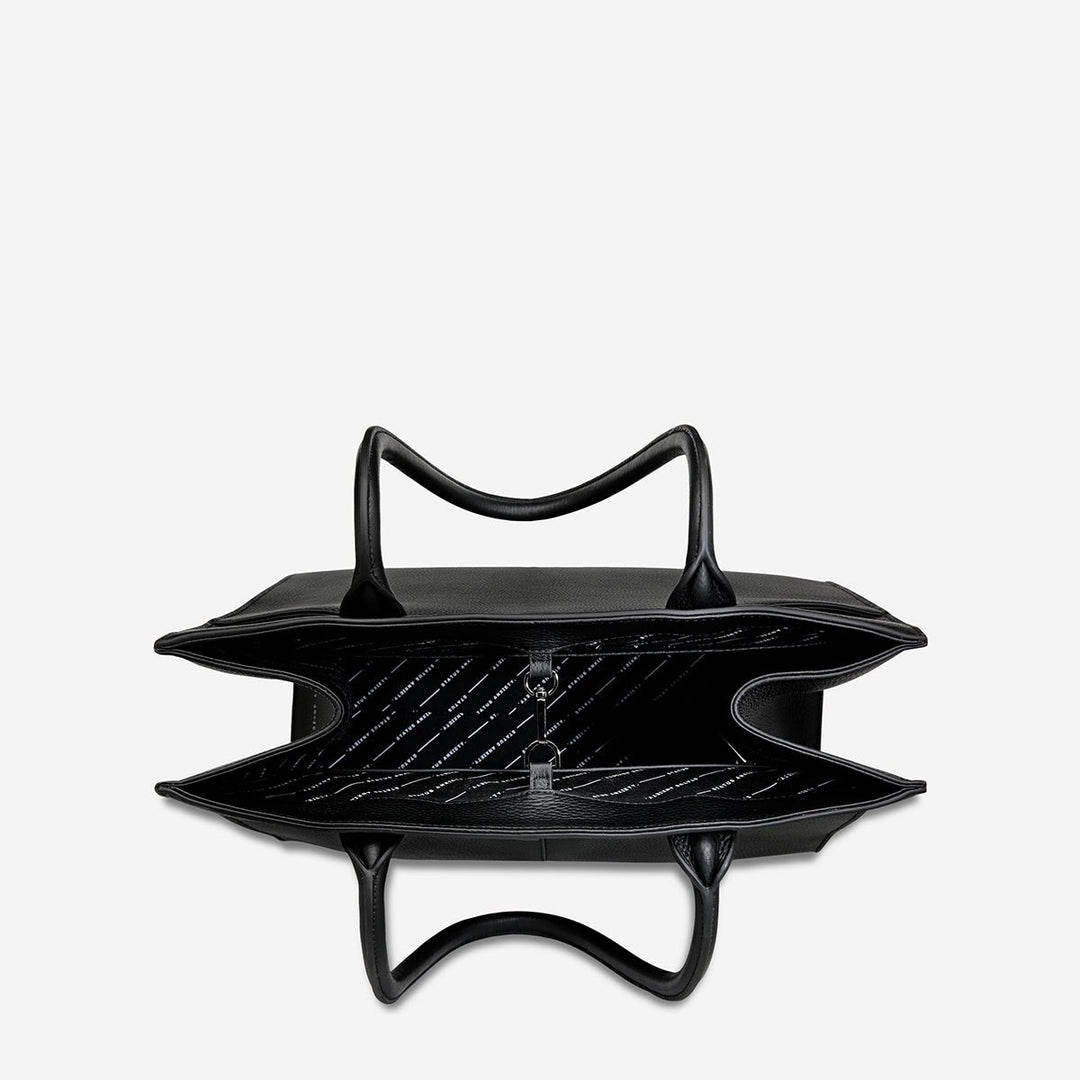 Without Warning Bag - Black Tote Bag Status Anxiety