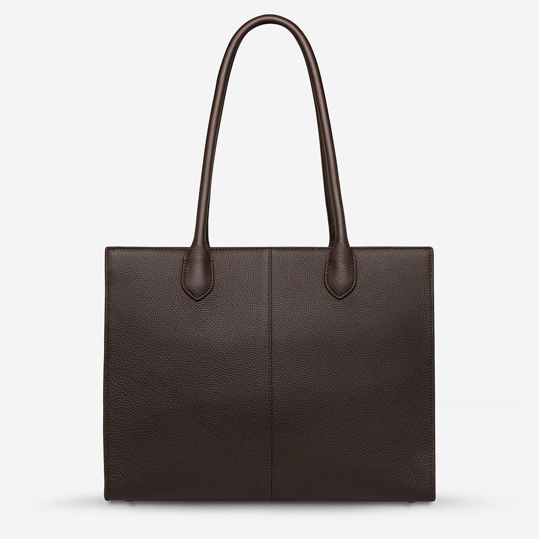 Without Warning Bag - Cocoa Tote Bag Status Anxiety