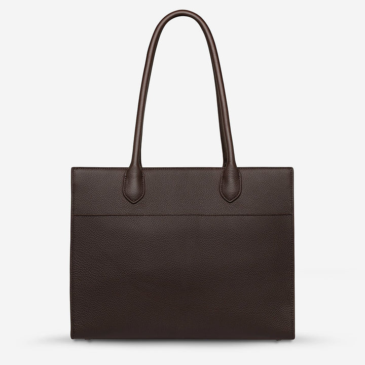 Without Warning Bag - Cocoa Tote Bag Status Anxiety