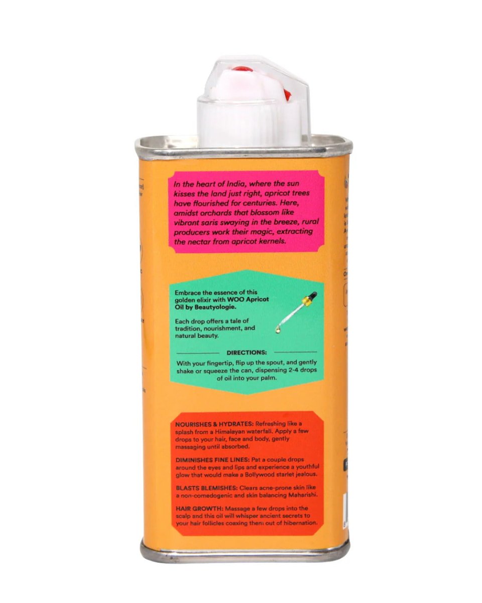 WOO Apricot Oil – The Ultimate Hydrating Oil for Skin, Hair, and Body WOO Oils