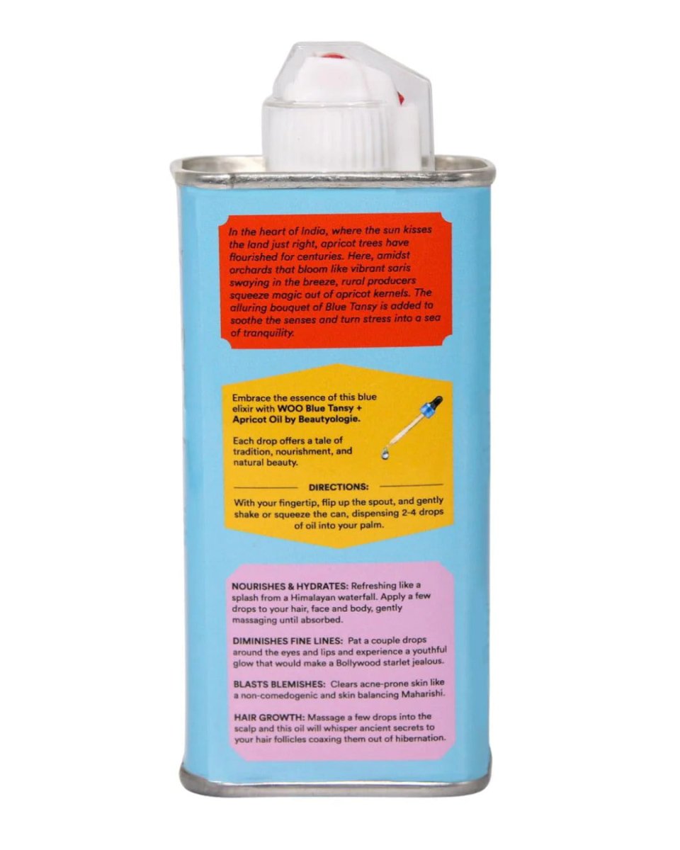 WOO Blue Tansy + Apricot Oil – Calming, Hydrating, and Revitalizing for Skin and Hair WOO Oils