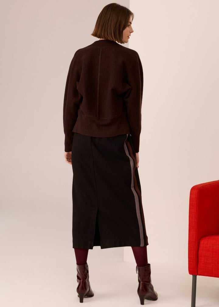 Wyatt Boiled Wool Bomber - Chocolate Coats &amp; Jackets POL