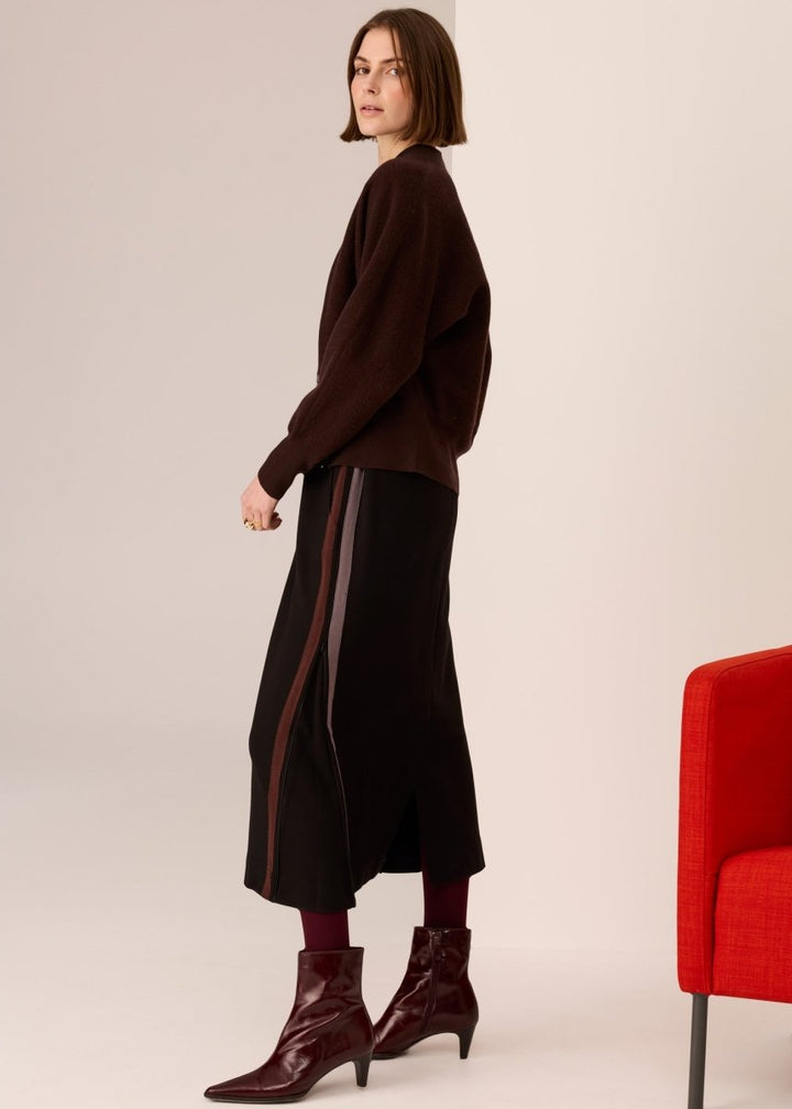Wyatt Boiled Wool Bomber - Chocolate Coats &amp; Jackets POL