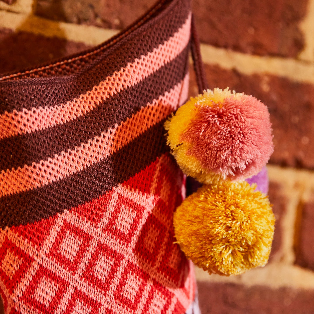 Palmina Knitted Stocking - Orchid