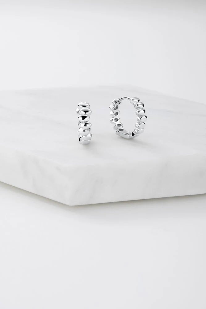 Zafino Baily huggie - silver earing Zafino Jewellery