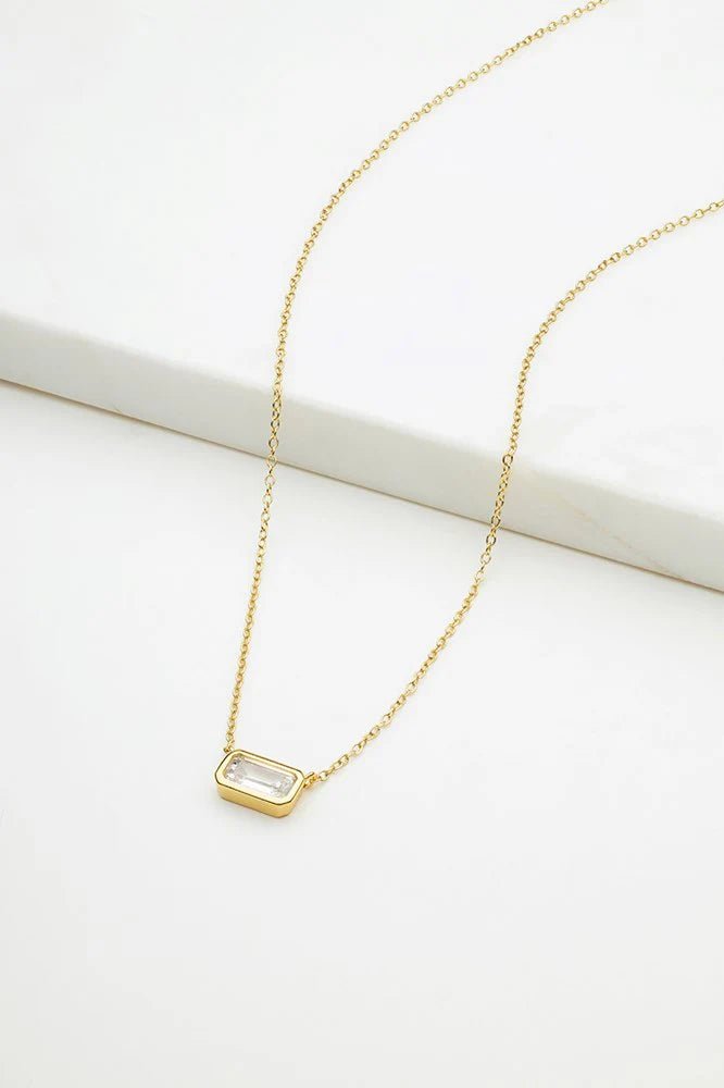 Zafino Emily necklace - gold earing Zafino Jewellery