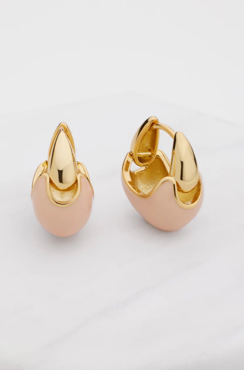 Zafino Nara Earing - peach earing Zafino Jewellery