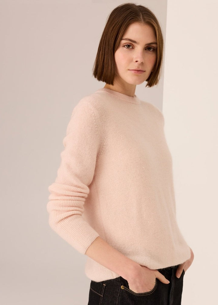 Zane Baby Sequin Knit - Blush Knit POL