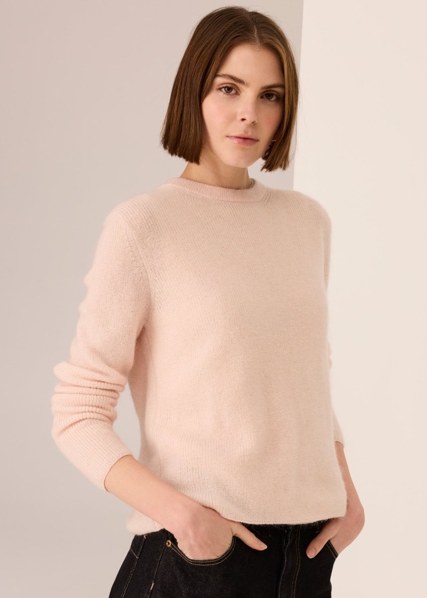 Zane Baby Sequin Knit - Blush Knit POL