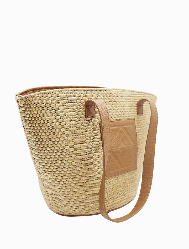 Zanzibar Palma Tote - Tan Tote zjoosh