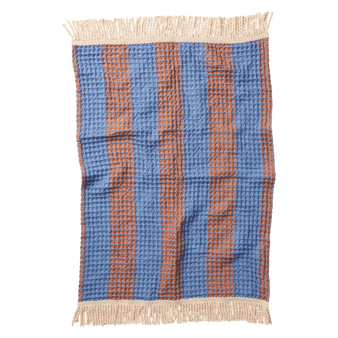 Zelia Waffle Hand Towel - Blue Jay Accessories Sage & Clare