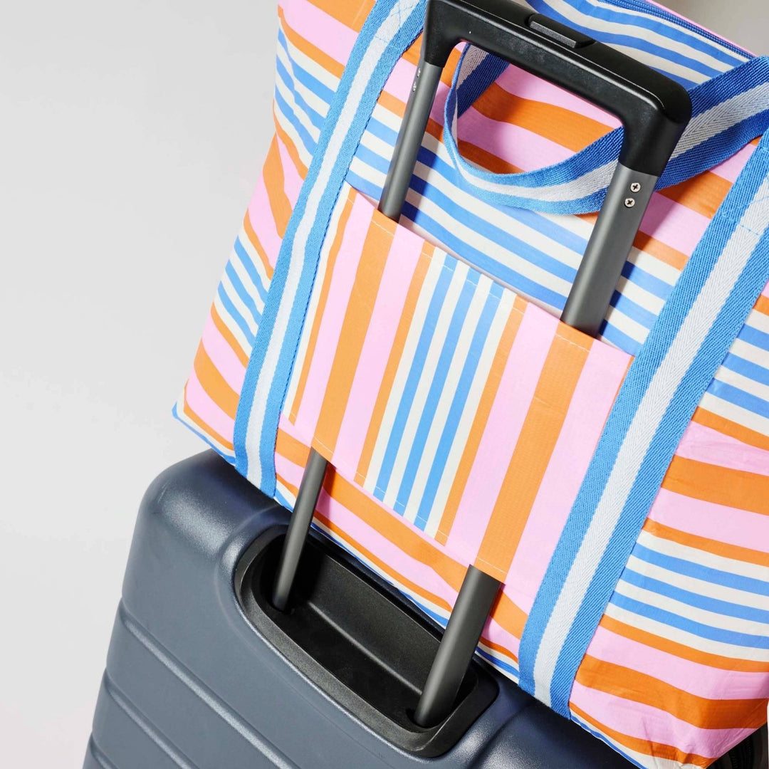 Zip Medium Tote – Capri Stripe - Stanleyandstone