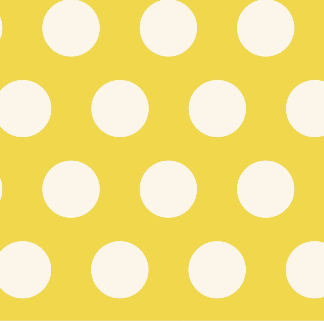 Zip Medium Tote – Yellow Polka Dot Bag Project Ten