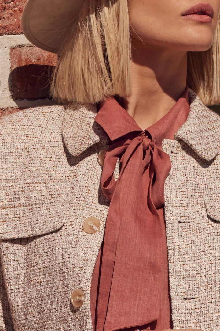 Zoe Kratzmann Adjoin Jacket - Biscuit Boucle Jacket Zoe Kratzmann
