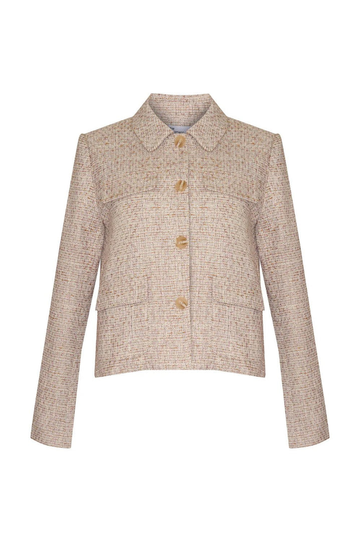 Zoe Kratzmann Adjoin Jacket - Biscuit Boucle Jacket Zoe Kratzmann
