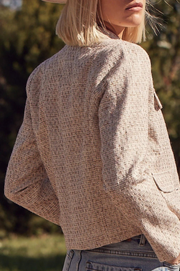 Zoe Kratzmann Adjoin Jacket - Biscuit Boucle Jacket Zoe Kratzmann