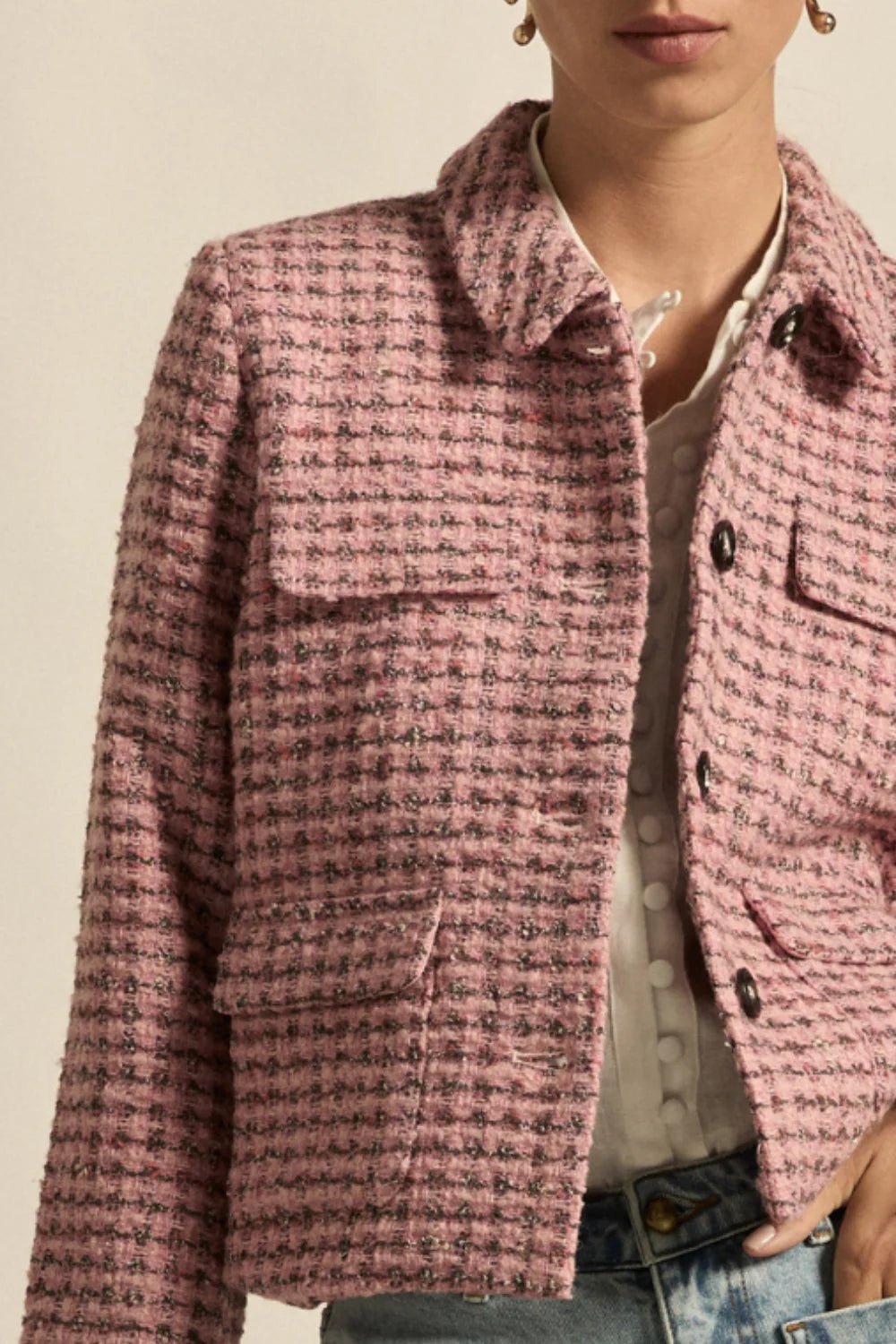 Zoe Kratzmann Adjoin Jacket - Rose Boucle Jacket Zoe Kratzmann