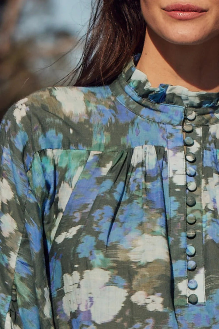 Zoe Kratzmann Crescendo Top - forest blur blouse Zoe Kratzmann
