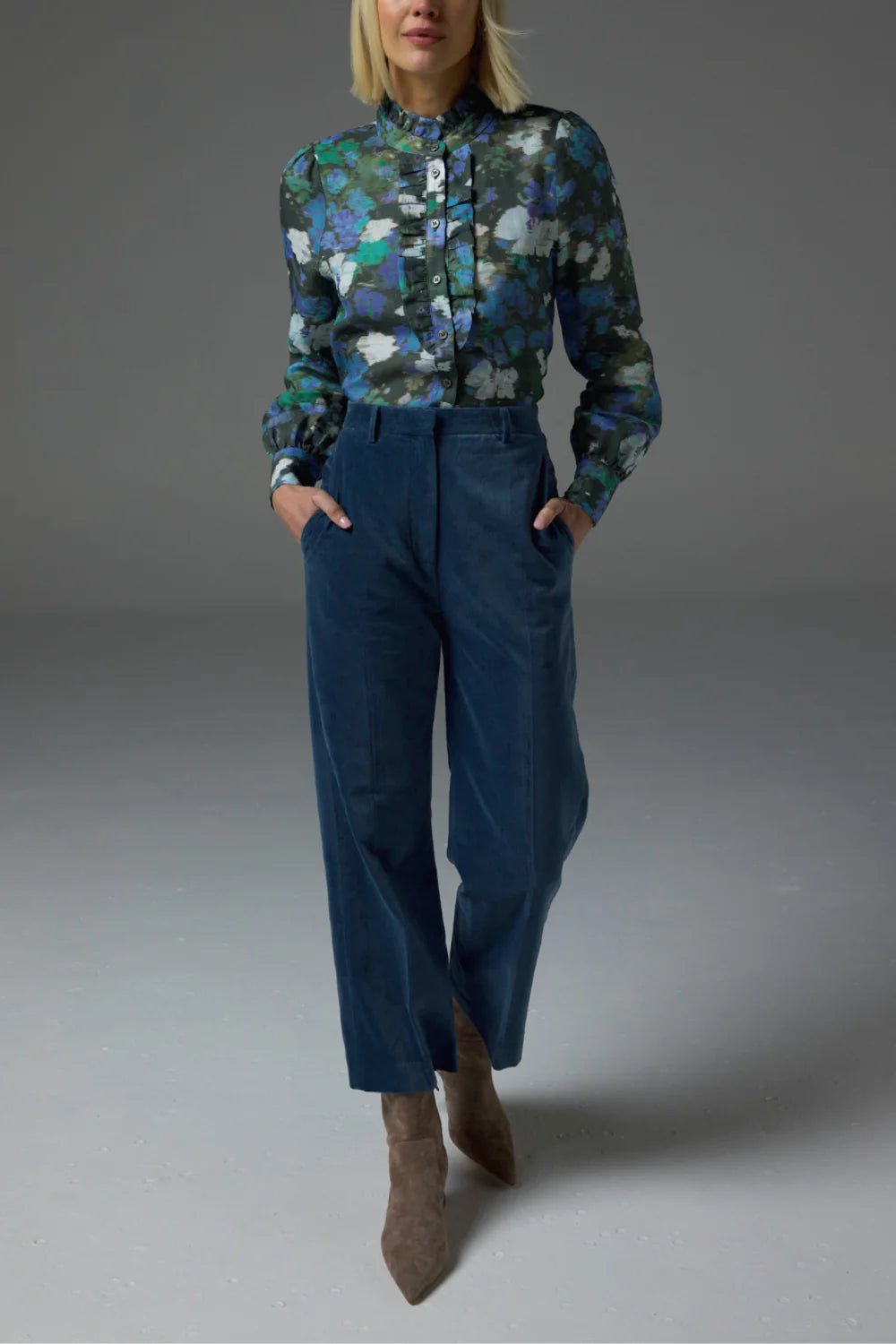 Zoe Kratzmann Dialect Top - forest blur blouse Zoe Kratzmann