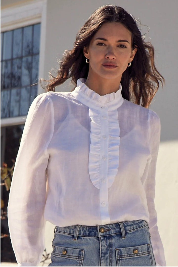 Zoe Kratzmann Dialect Top - Porcelain blouse Zoe Kratzmann