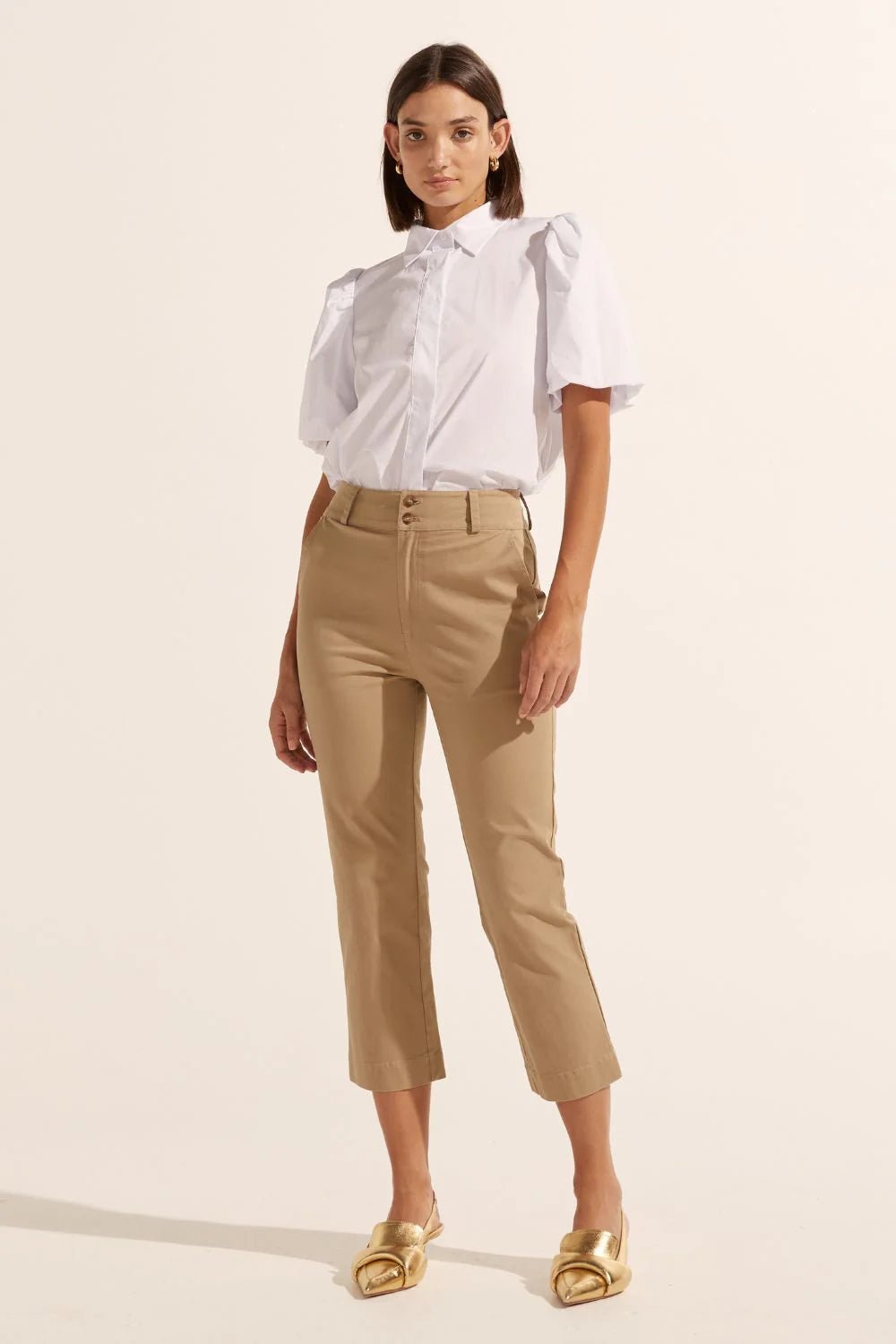 Zoe Kratzmann Forge Pant - Taupe Pants Zoe Kratzmann