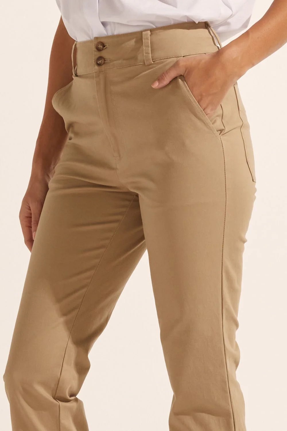 Zoe Kratzmann Forge Pant - Taupe Pants Zoe Kratzmann